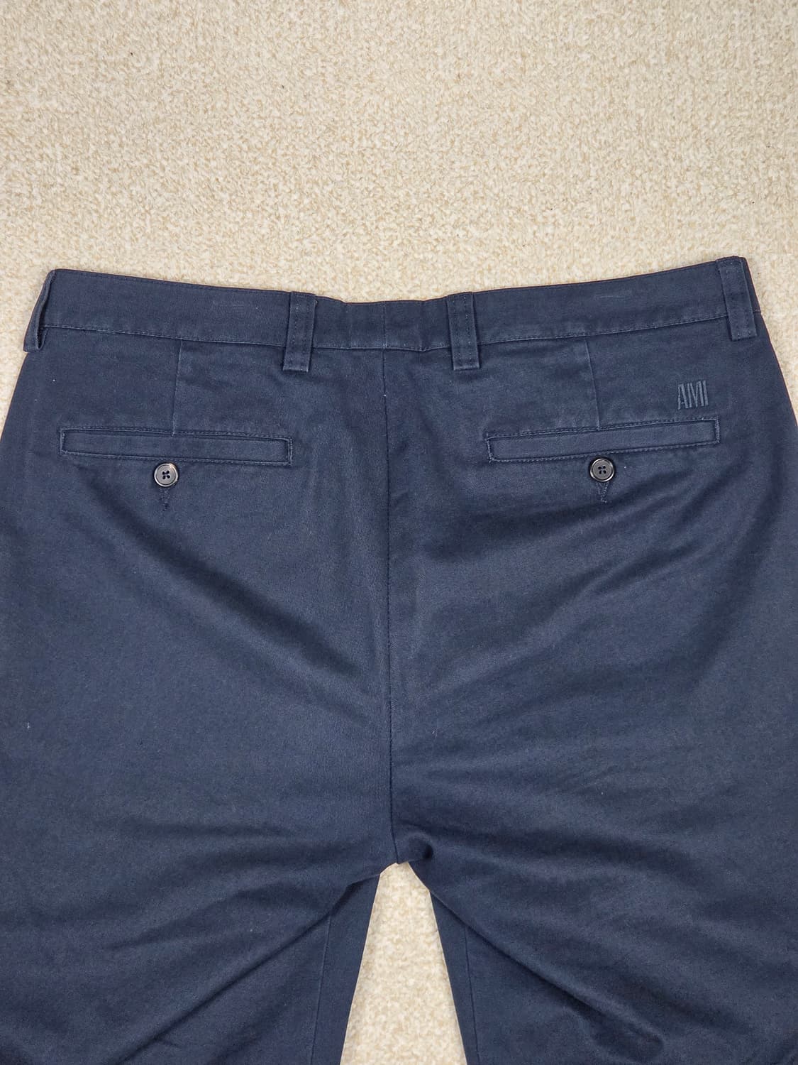 [아미] 백로고 코튼 치노 하프 팬츠 | S00043 상품이미지7