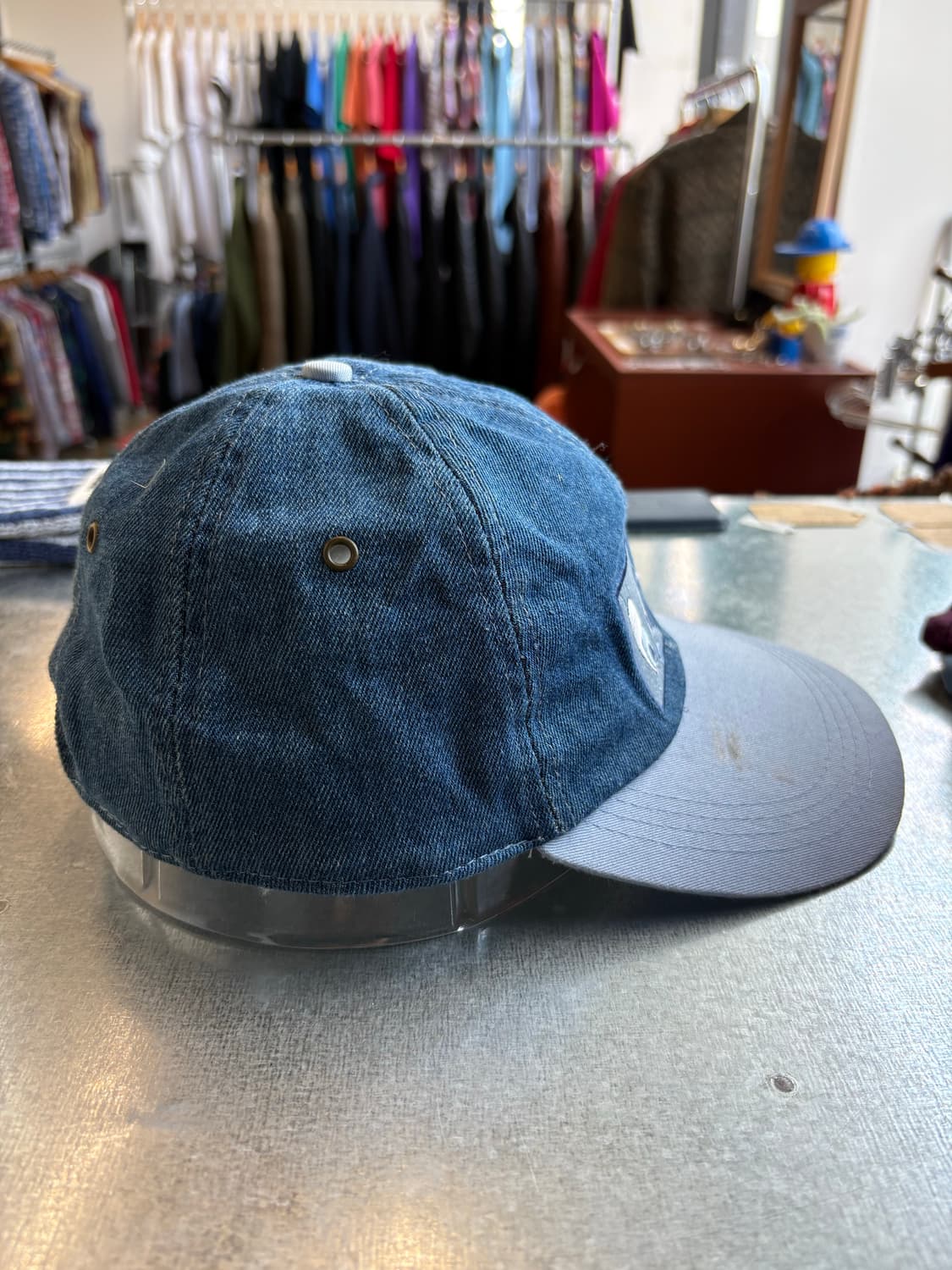 루니툰즈 트위티 빈티지 데님 볼캡 상품이미지4