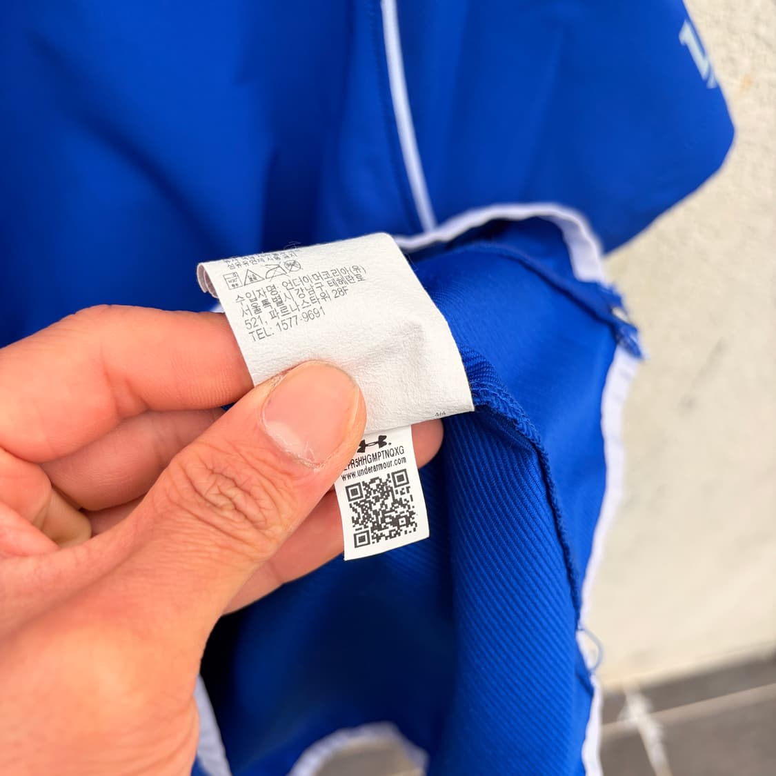 언더아머 반팔 아노락 하프집업(L) 상품이미지6