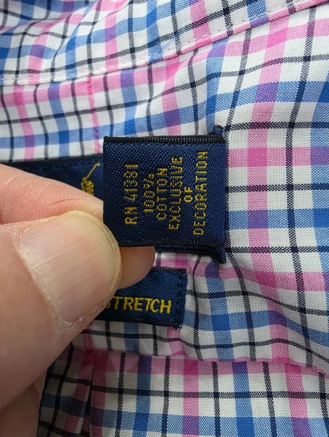 폴로 깅엄 셔츠 95 상품이미지7