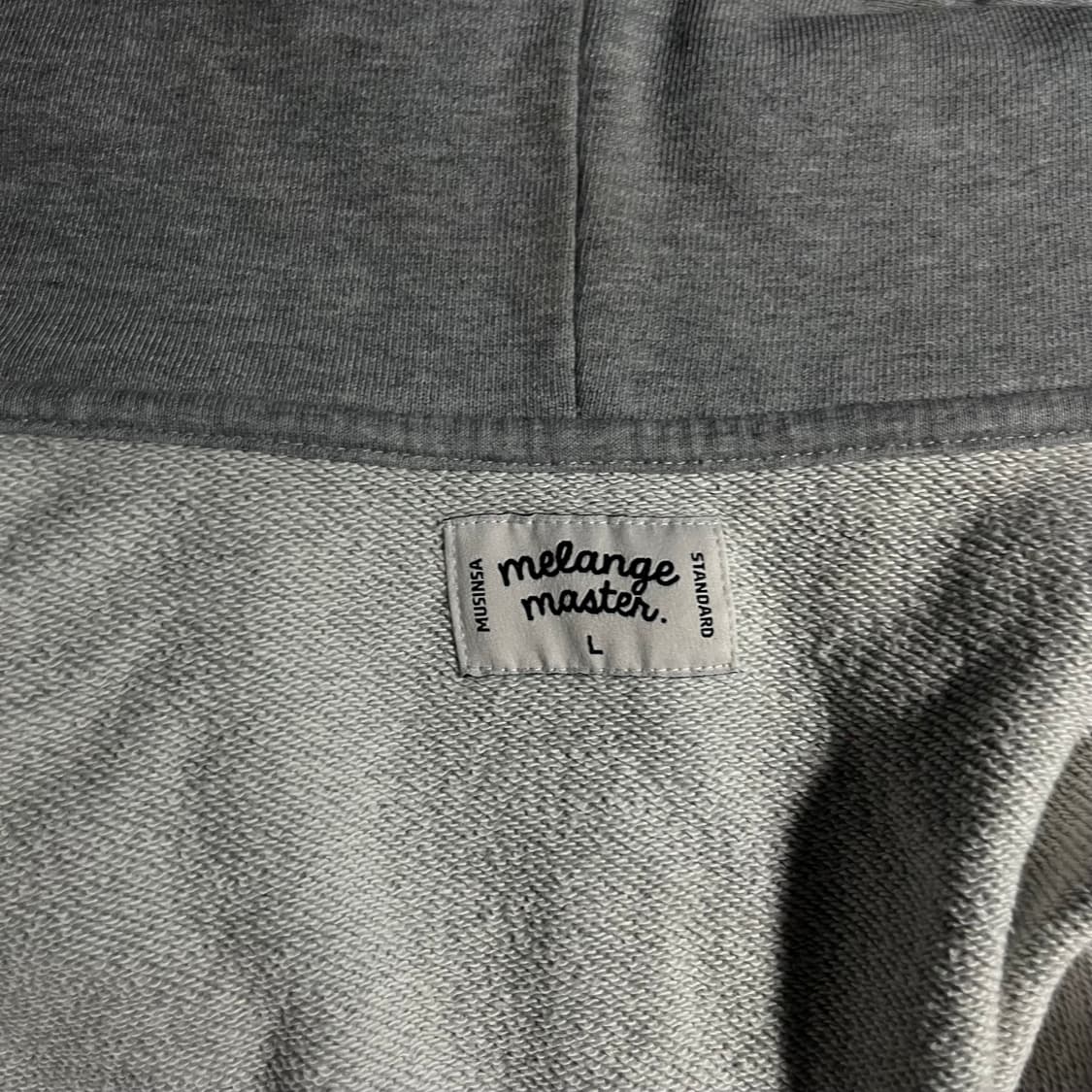 [L] melange master 멜란지마스터 후드집업 상품이미지4