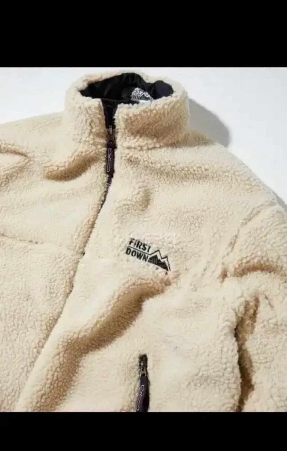 퍼스트다운 리버시블 양털 쉐르파 봄버 상품이미지5