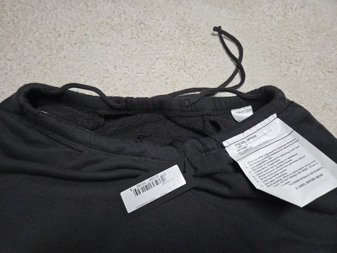 R13 필드 스웻 팬츠 빈티지 블랙 라지 상품이미지6