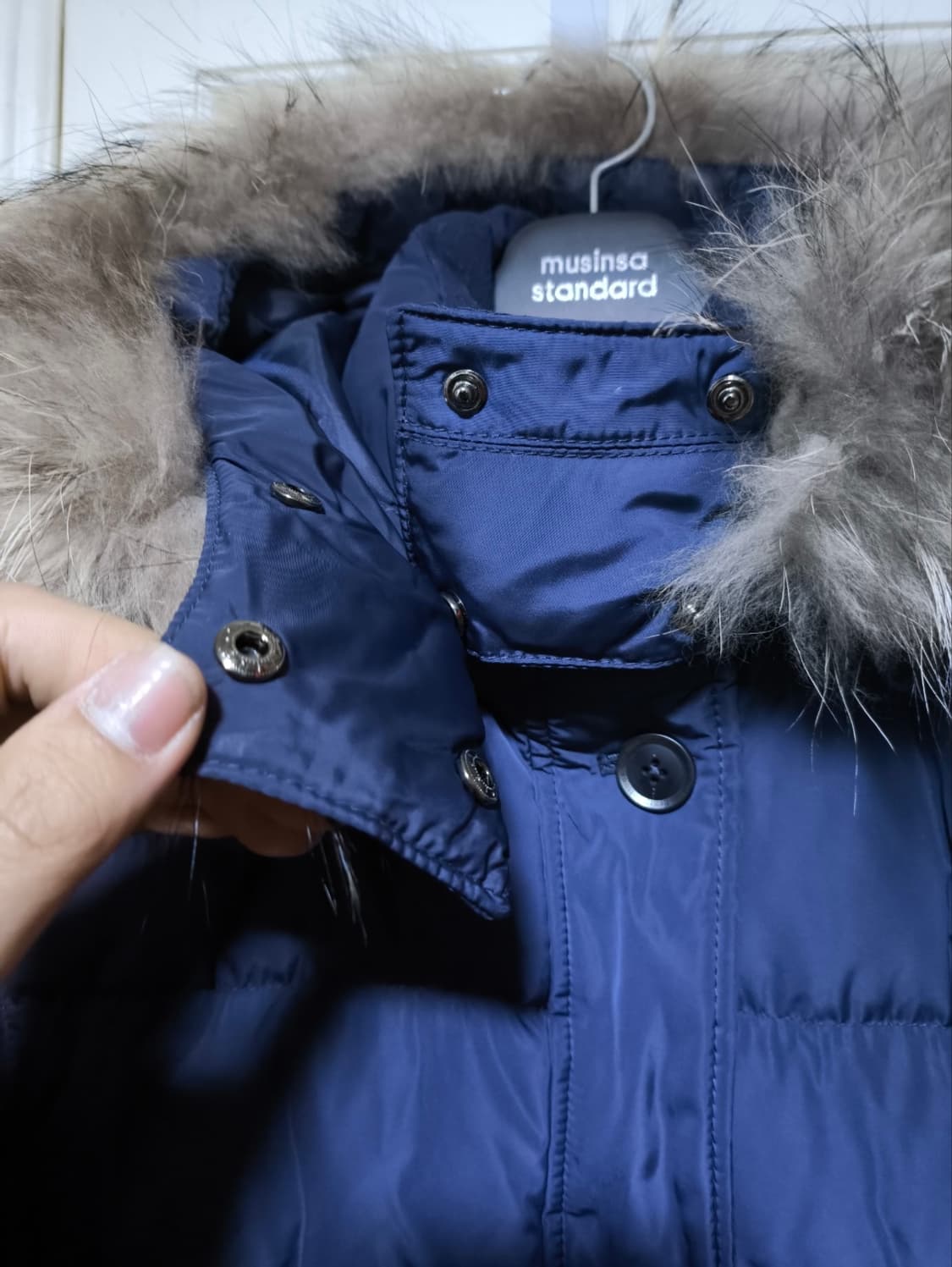 95 헨리코튼 덕다운 롱패딩 상품이미지4