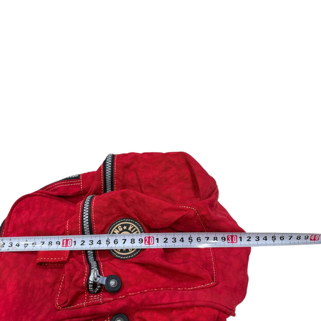 키플링 빈티지 Y2K 미니 레드 포켓 백팩 가방 상품이미지6