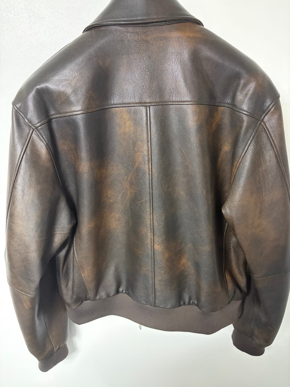 25fw 토니웩 고트에비터블(a2) 레더자켓 다크브라운 L 상품이미지4