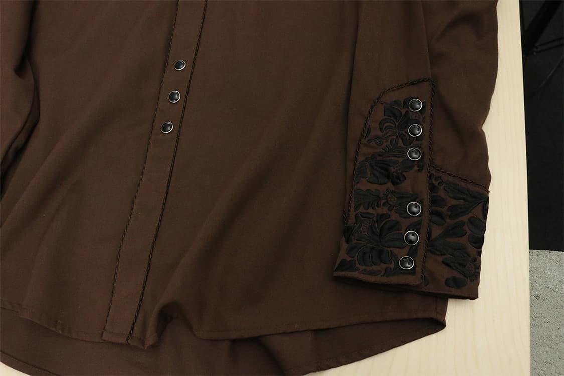 스컬리 브라운 웨스턴 셔츠 상품이미지4