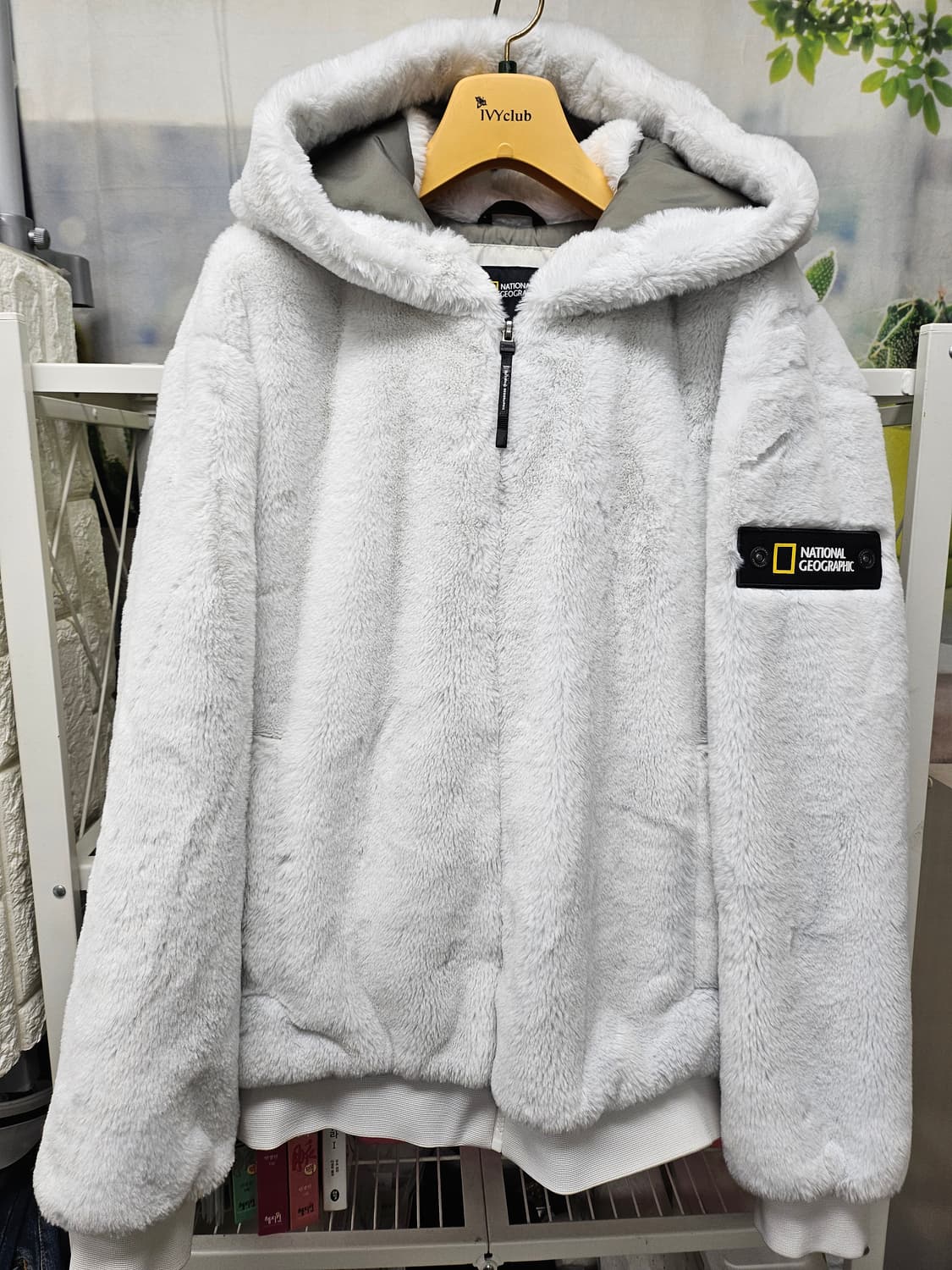 내셔널지오그래픽 풀집업 페이크퍼 후드집업 남녀공용 (1 상품이미지3