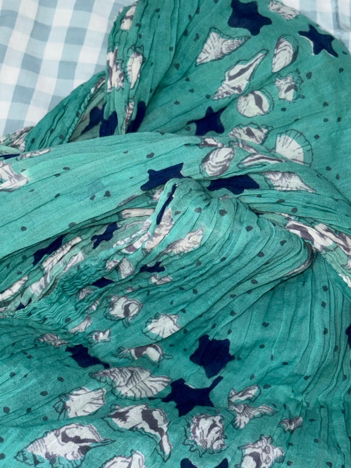 별 도트 빈티지 스카프 상품이미지2