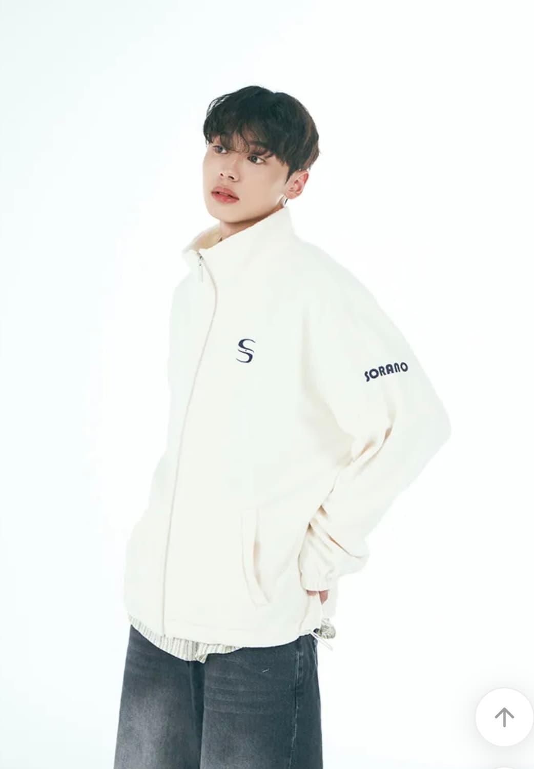 소라노 빅 로고 플리스 자켓 상품이미지2