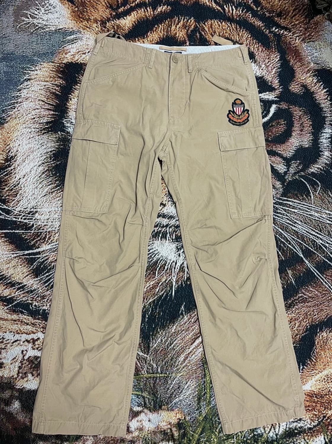 (32x32) 폴로진스 립스탑 카고 패치드 팬츠 상품이미지1