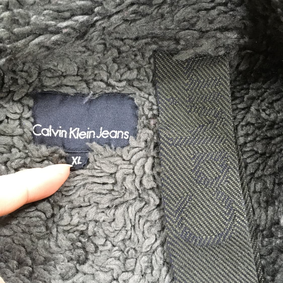 투티/0243 CK 캘빈클라인 코듀로이 자켓 털 안감 쉐르파 상품이미지10