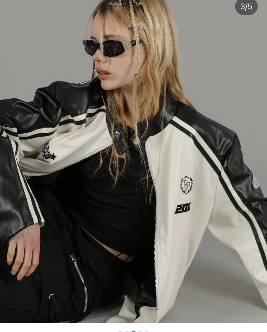 DRYROSE 드라이로즈 라인 시그니처 라이더 자켓 상품이미지3