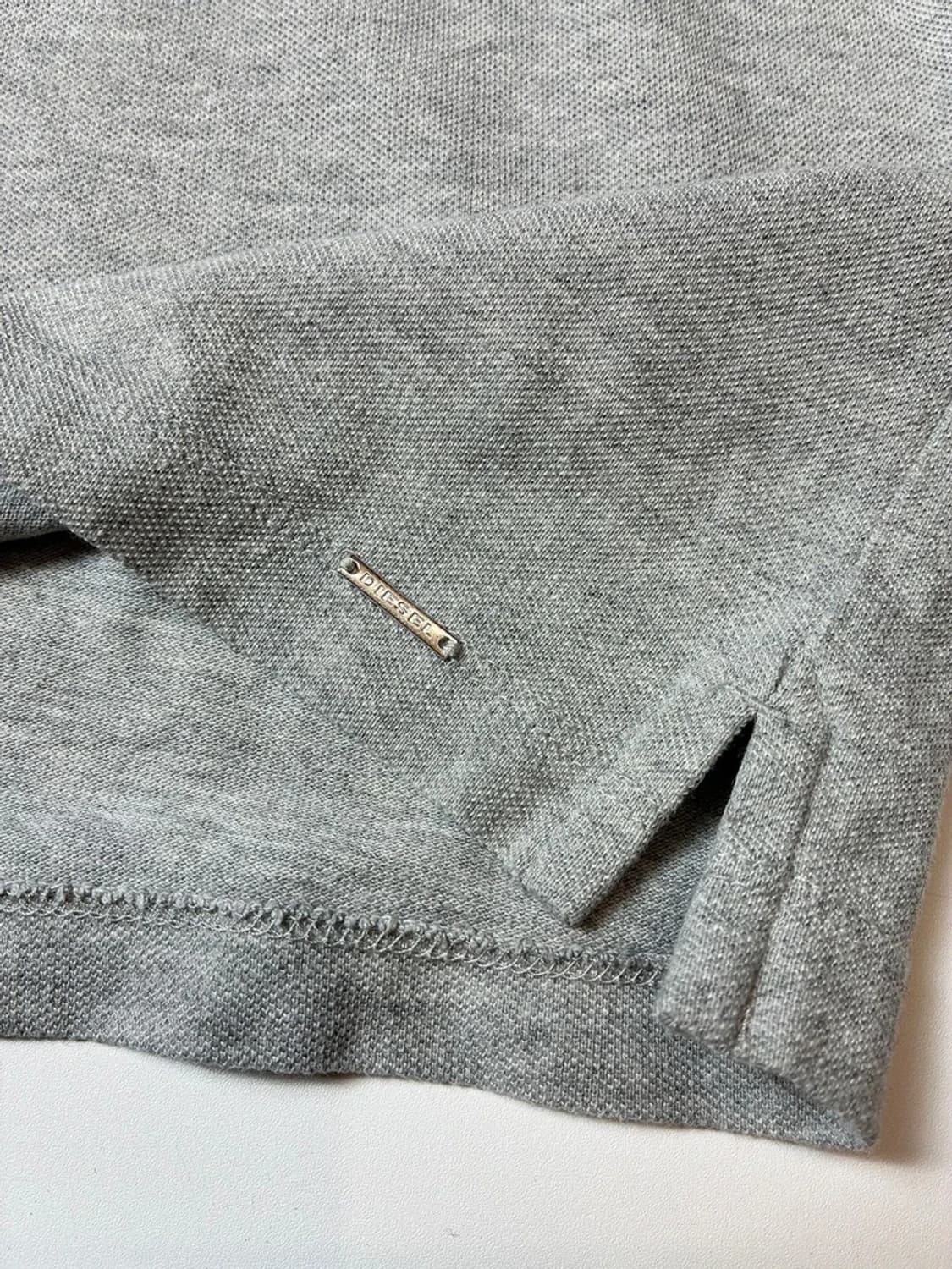 디젤 00's 스틸로고 데님 카라 반팔 티셔츠 PN9191 상품이미지5