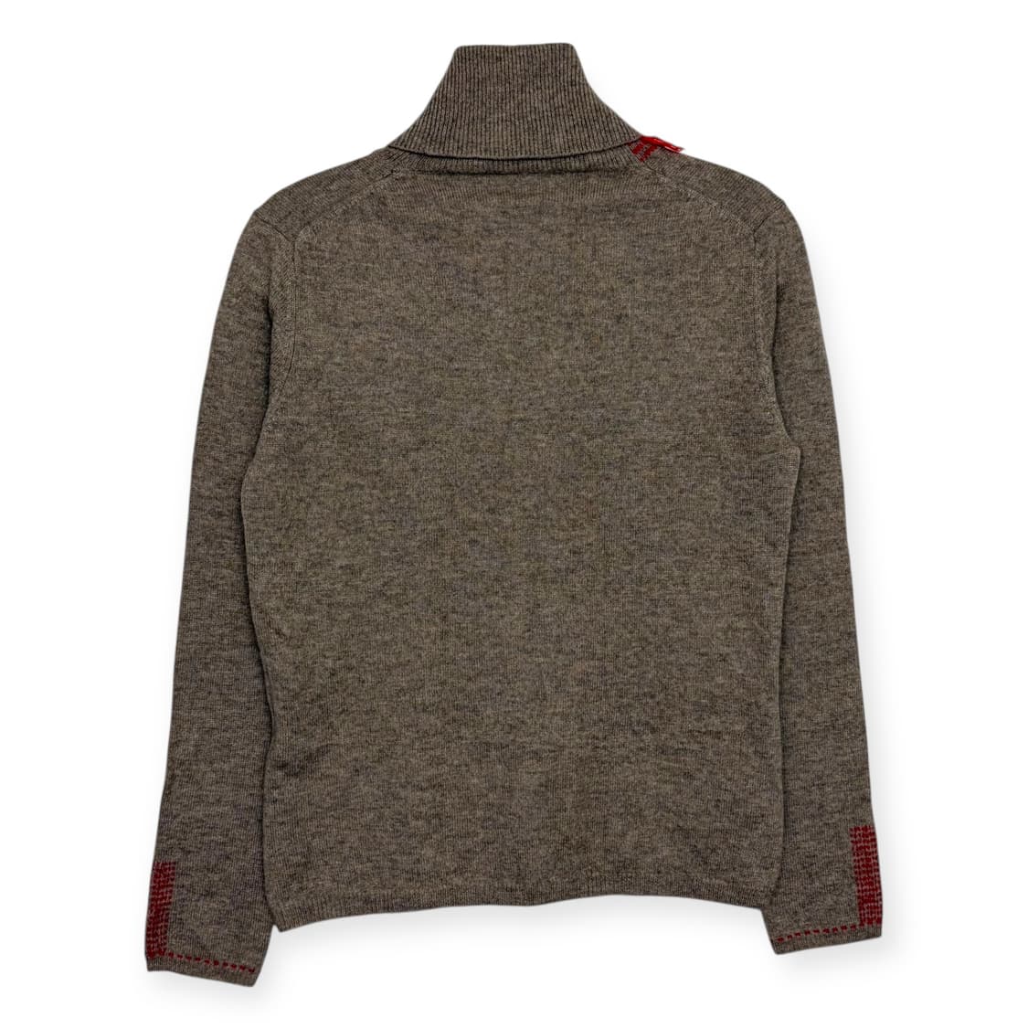 랑방 패턴 터틀넥 니트 티셔츠 상품이미지9