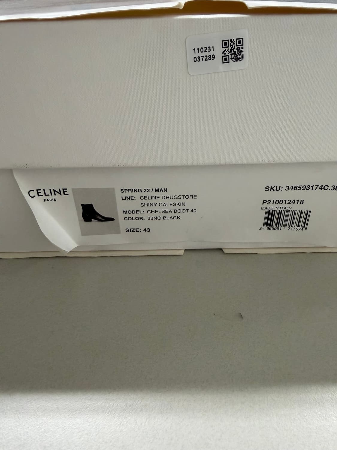 에디슬리먼 셀린느 CELINE 드러그스토어 첼시 부츠 EU 43 상품이미지7