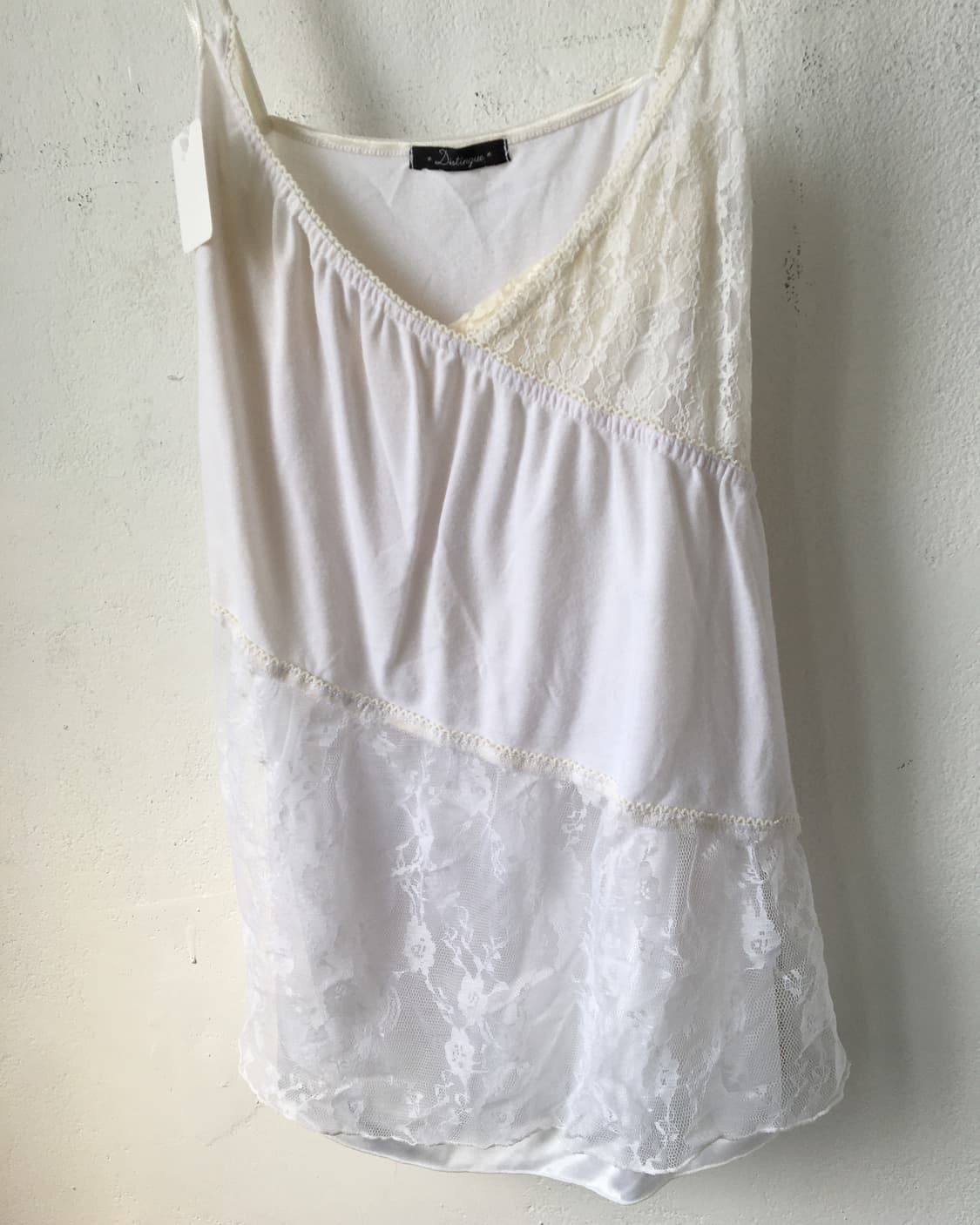 Lace trimming sleeveless 상품이미지3