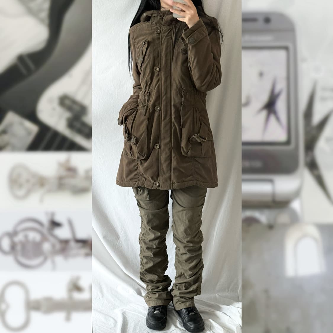 셔링 팬츠 상품이미지4