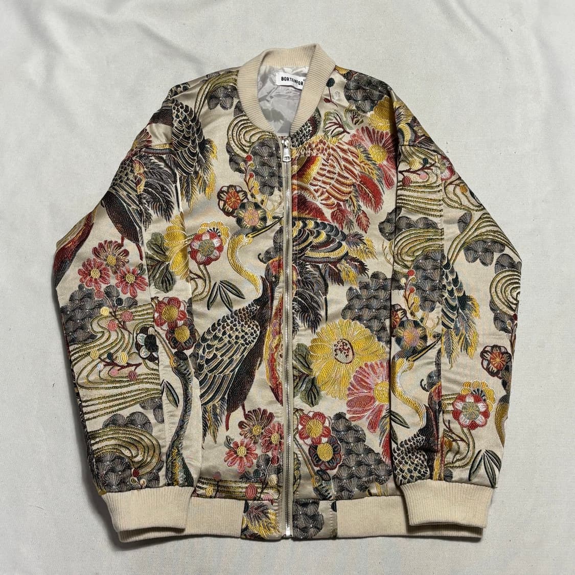 3XL jpn 플라워 자수 스카쟌 상품이미지2