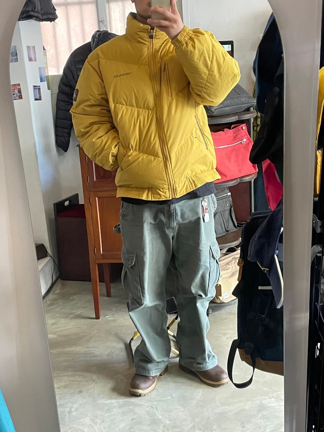 Rapido 빈티지 패딩 옐로우 105 상품이미지4