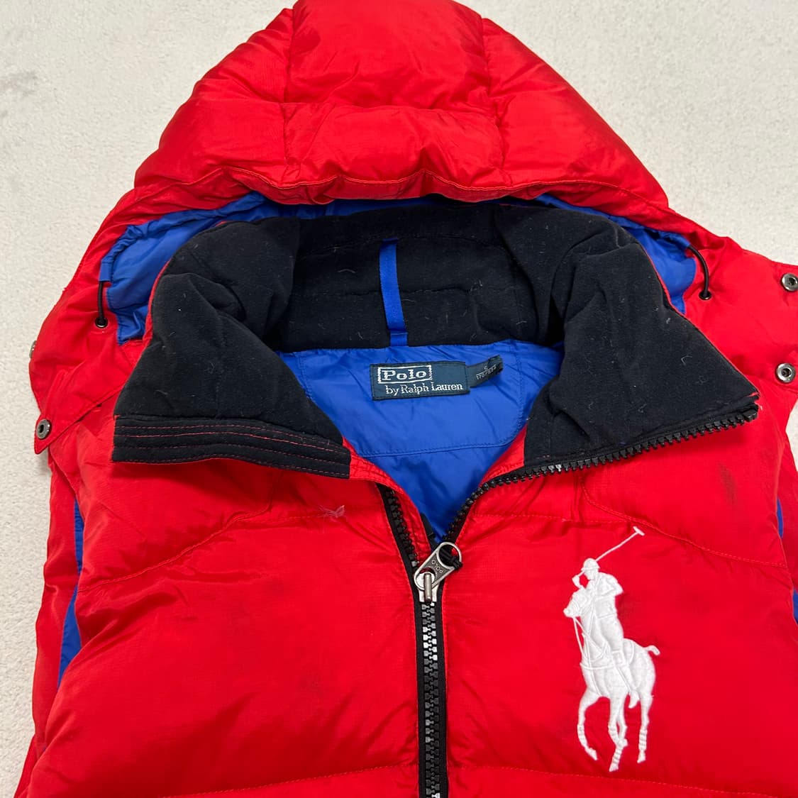 Polo Big Pony red padded vest 상품이미지5