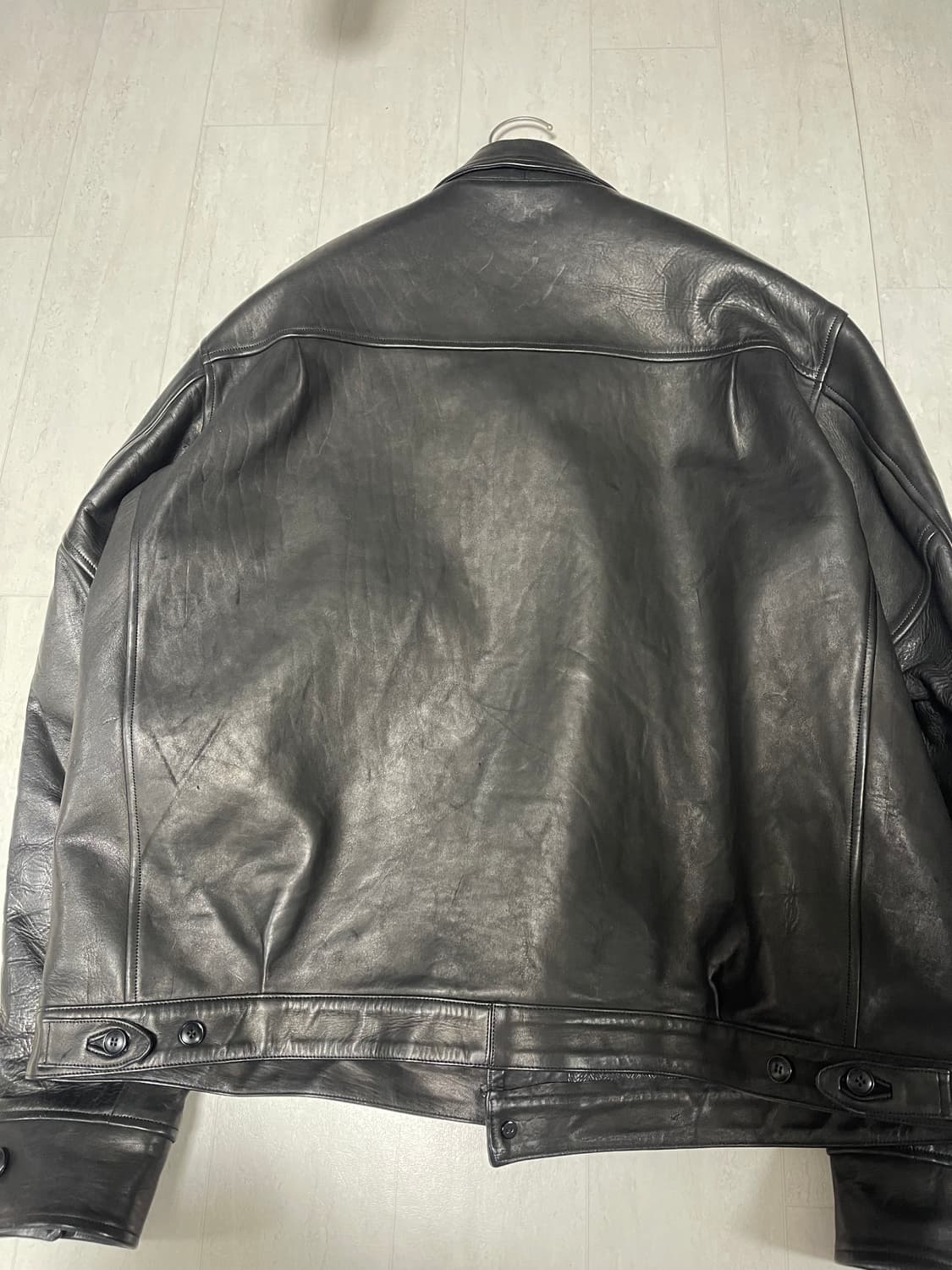 올드조 / 홀스하이드 가죽자켓 / 42블랙 상품이미지6