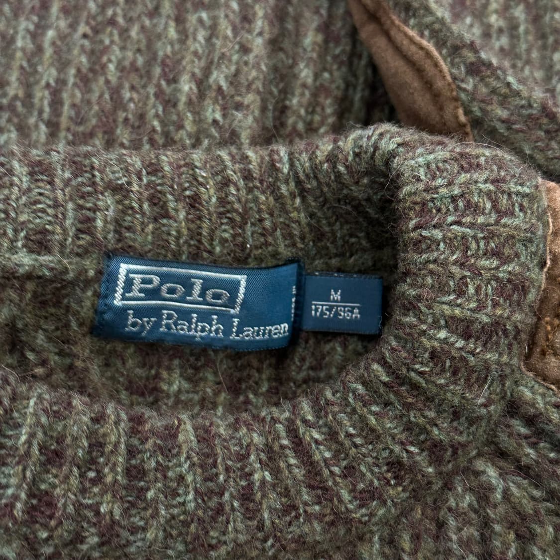 M 폴로랄프로렌 메리노 울 패치 알파카 니트 상품이미지4