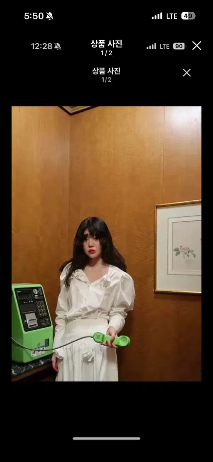 프레클 two rose puff blouse 상품이미지1