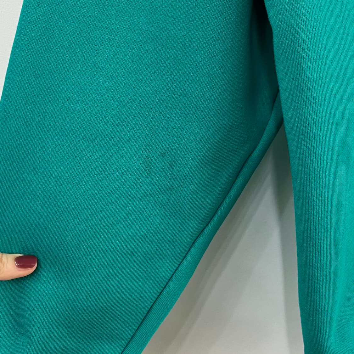 스투시 민트그린 기모안감 베이직 후드집업 상품이미지7