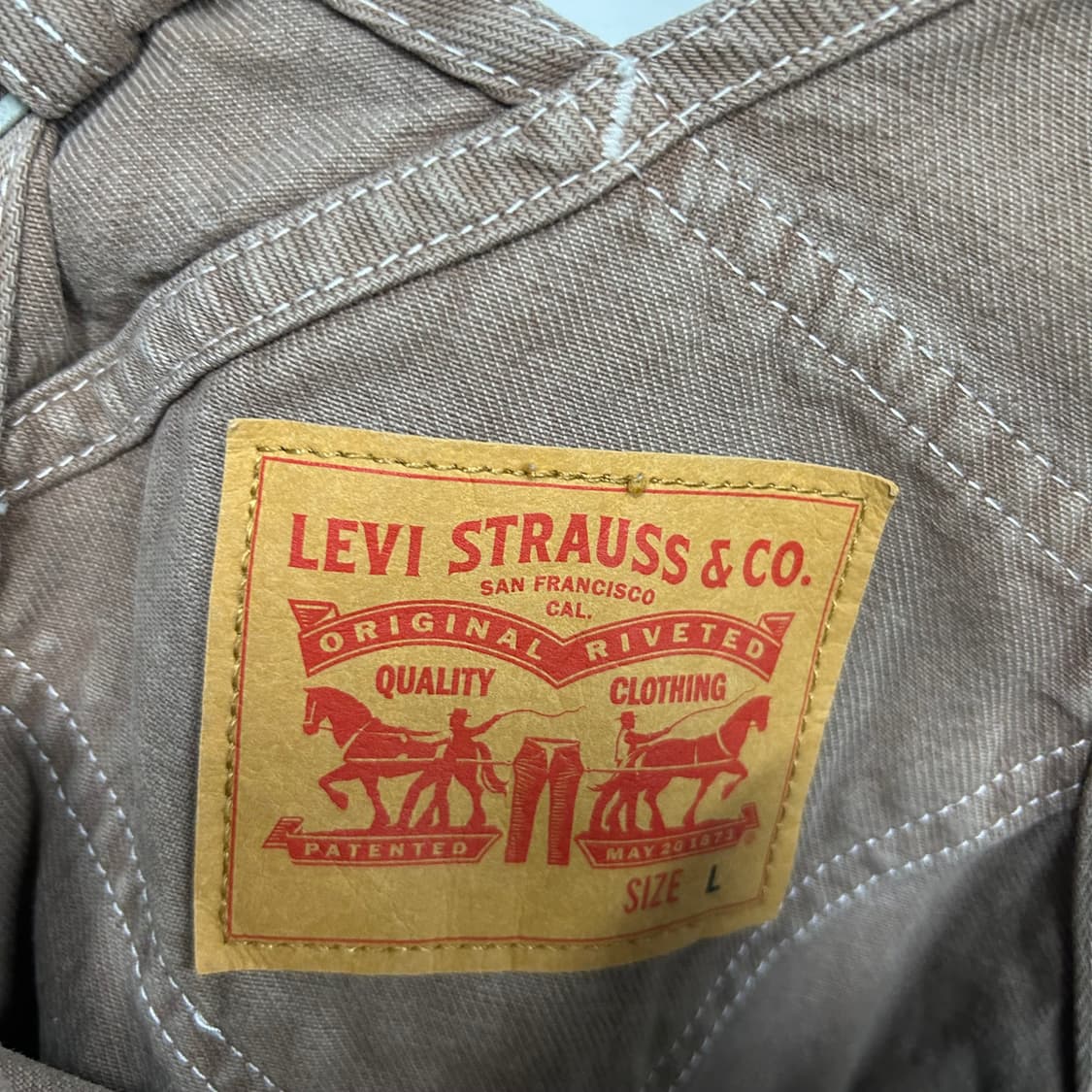 리바이스 멜빵 바지[1649] 상품이미지8