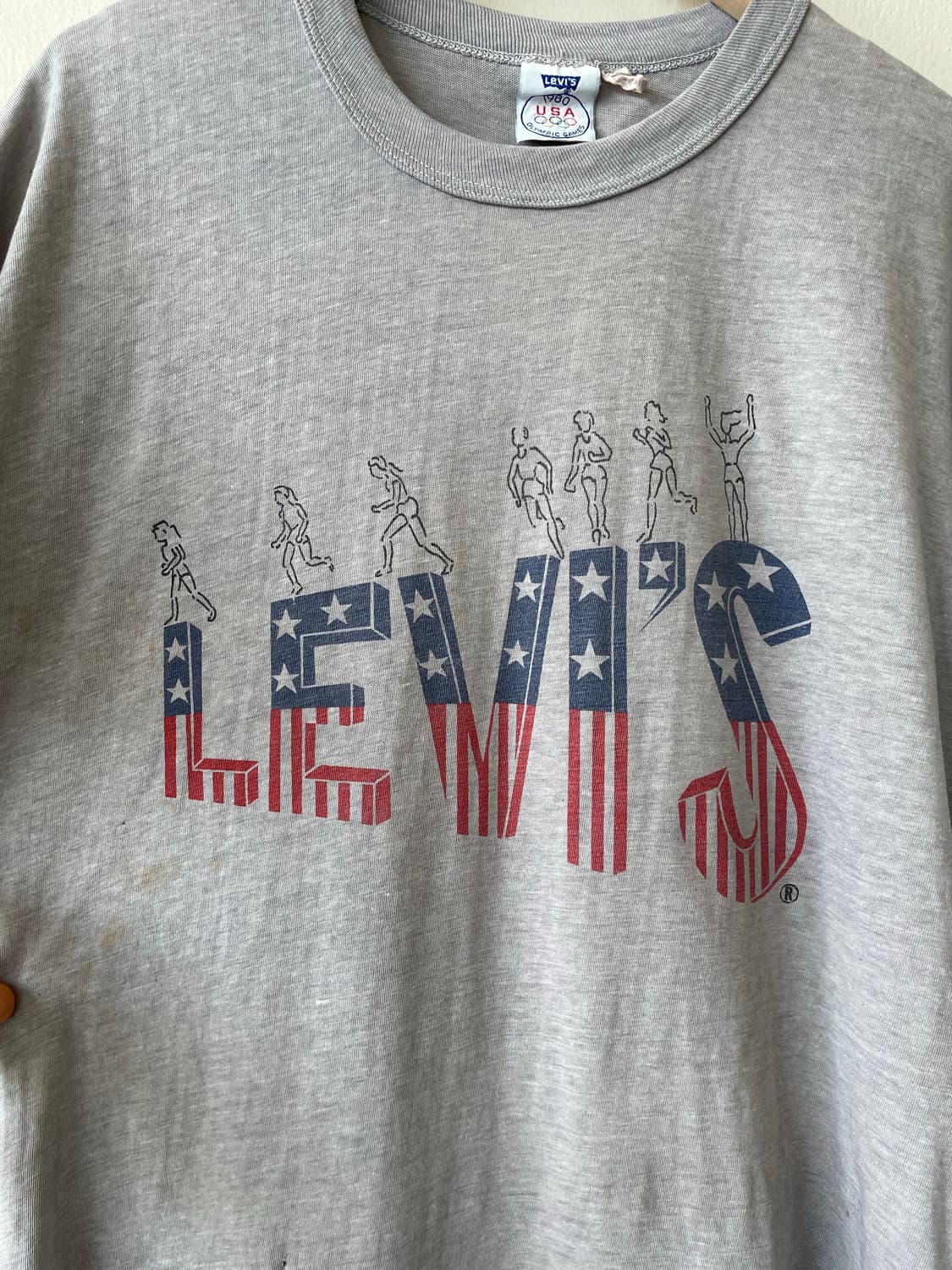 80‘s Levis USA 1980 올림픽 티셔츠 (XL) 상품이미지4