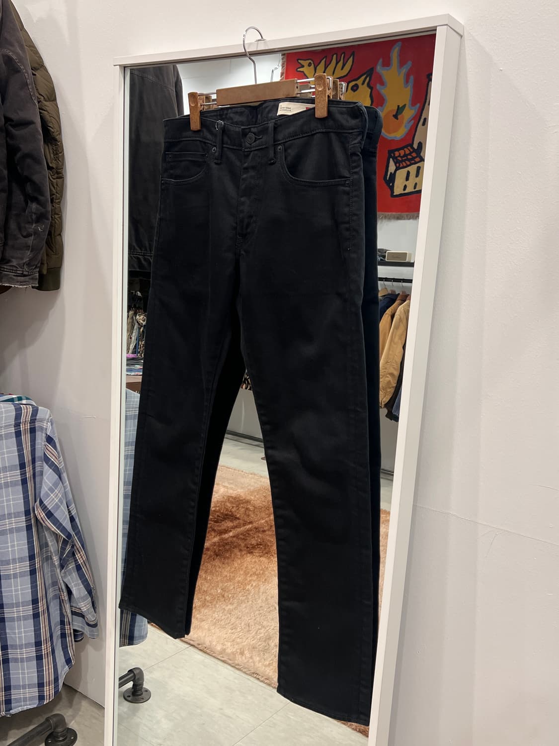 Levis 리바이스 블랙 데님 팬츠 (34inch) 상품이미지1