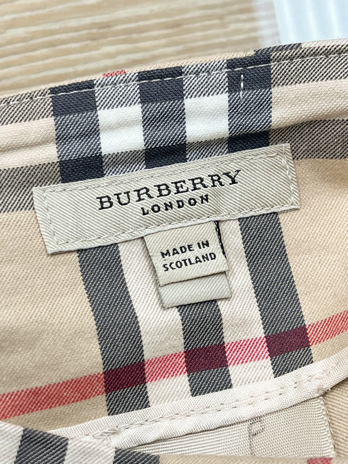 버버리 노바 체크 벨티드 스커트 상품이미지5