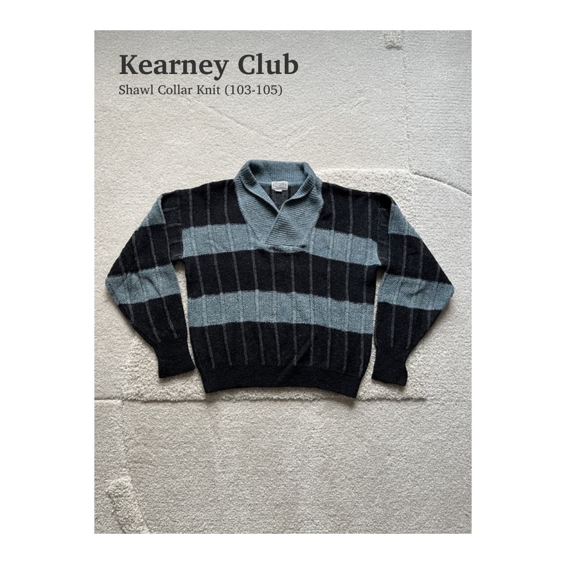 Kearney Club 숄카라 니트 (103-105) 상품이미지1