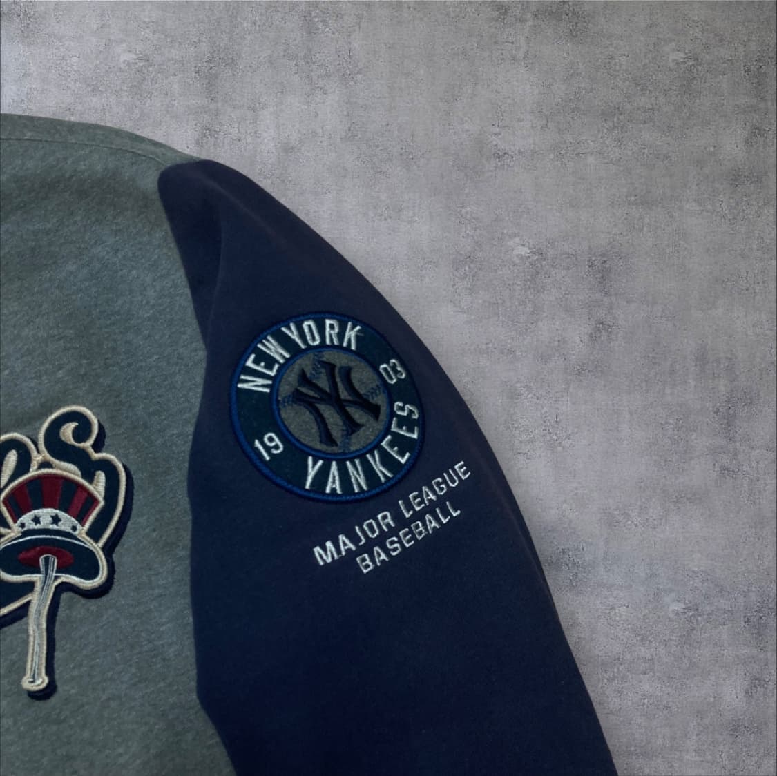 MLB 뉴욕양키스 빅로고 코튼 바시티 자켓 상품이미지2