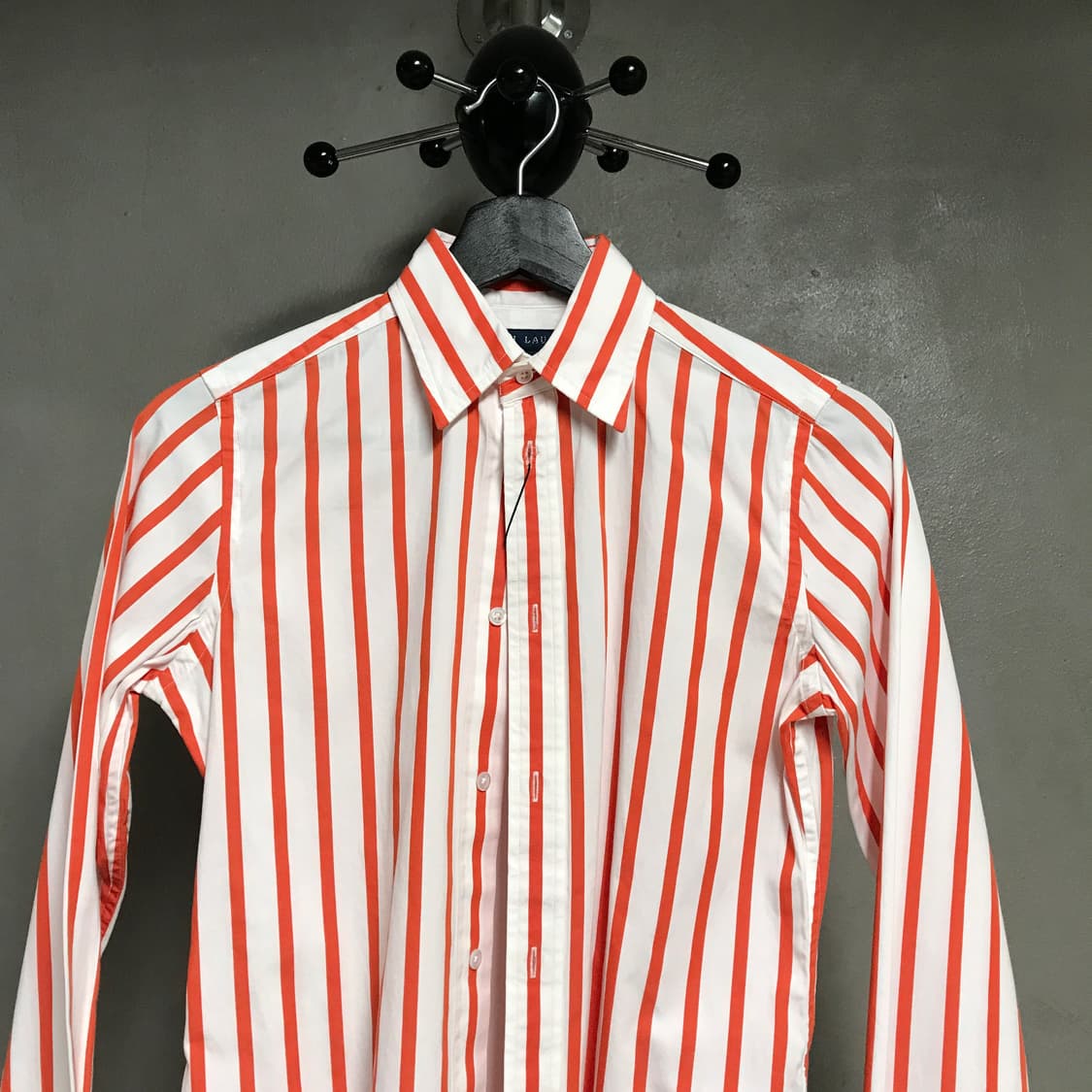 폴로 랄프로렌 스트라이프 셔츠 오렌지 2(W) 상품이미지2