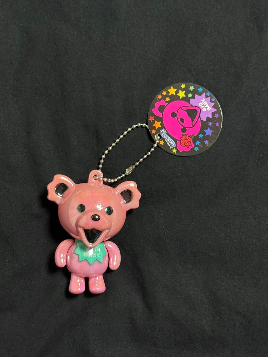 Gratefuldead bear 그레이트풀데드베어 키링 핑크 상품이미지3