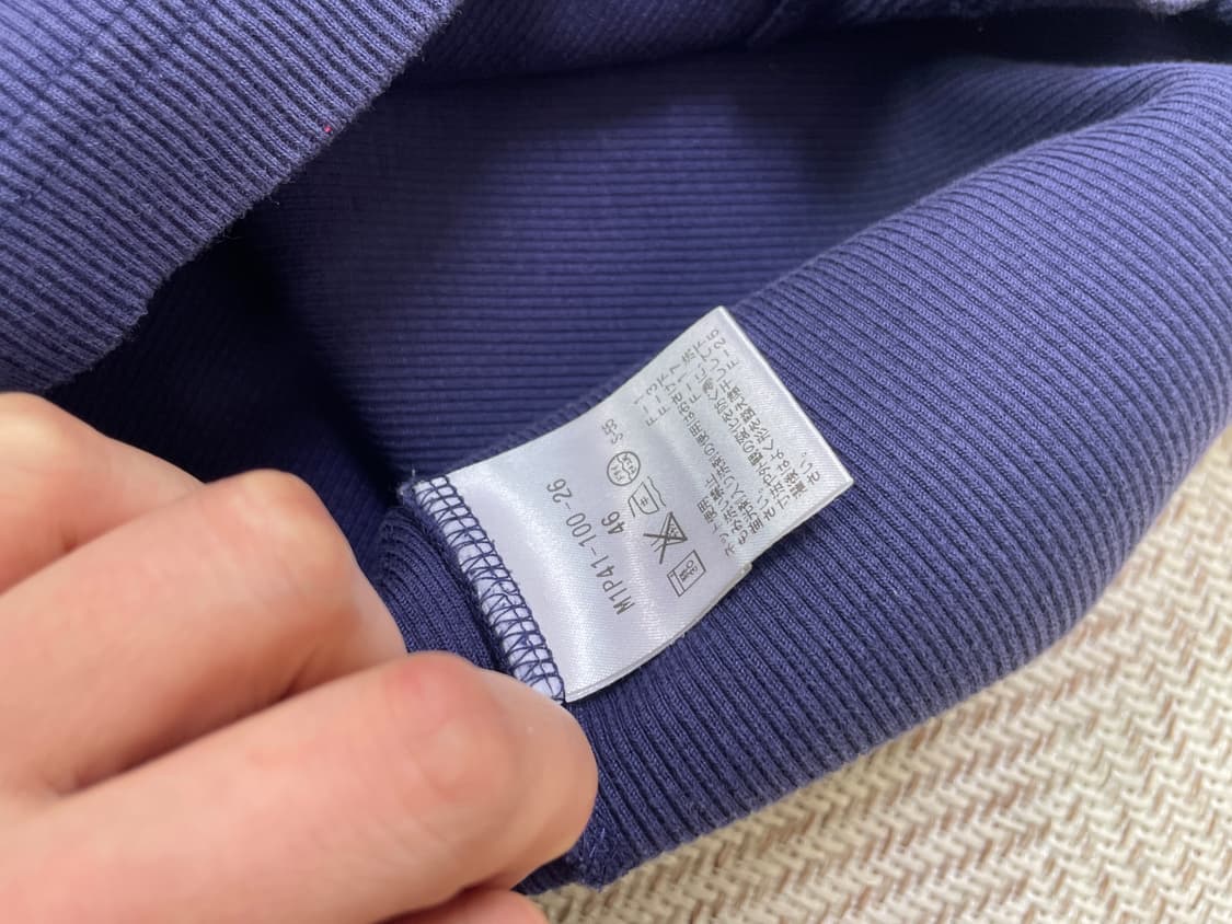 빈티지 epoca uomo 이태리 네이비 코튼 반팔티  상품이미지6