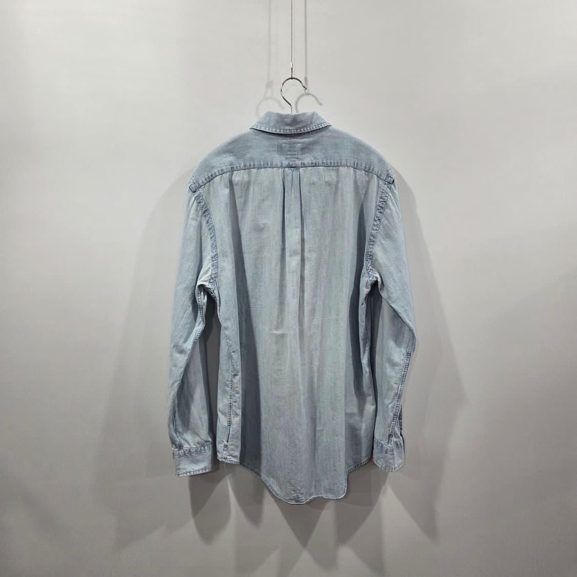 폴로랄프로렌 버튼다운 샴브레이 셔츠 M 상품이미지5