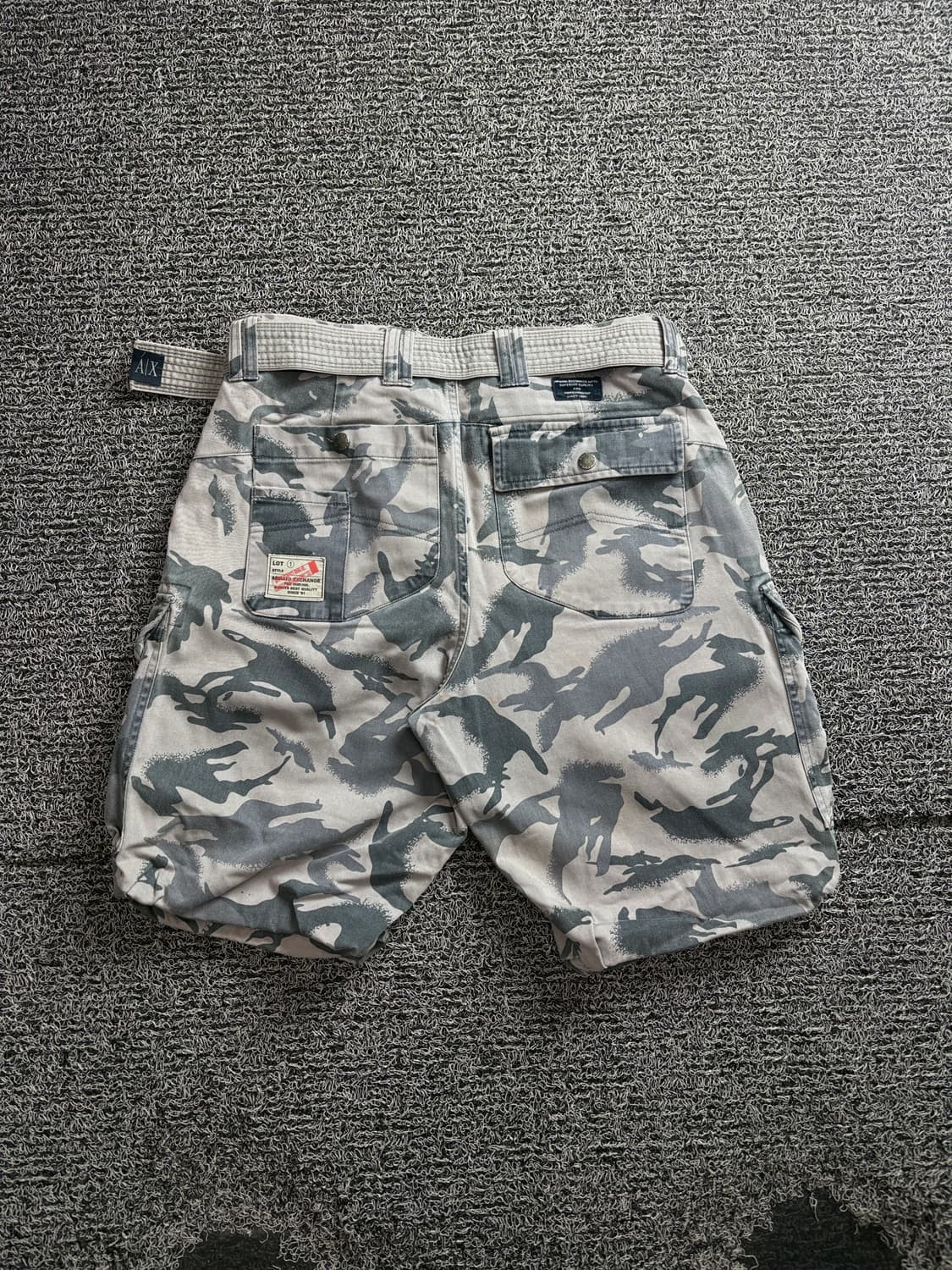 아르마니 아카이브 벨티드 카모플라쥬 카모 팬츠 3674 상품이미지5