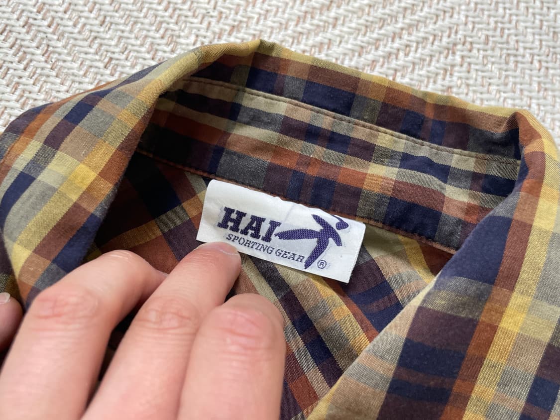 이세이미야케 하이스포팅기어 체크 블라우스  상품이미지4