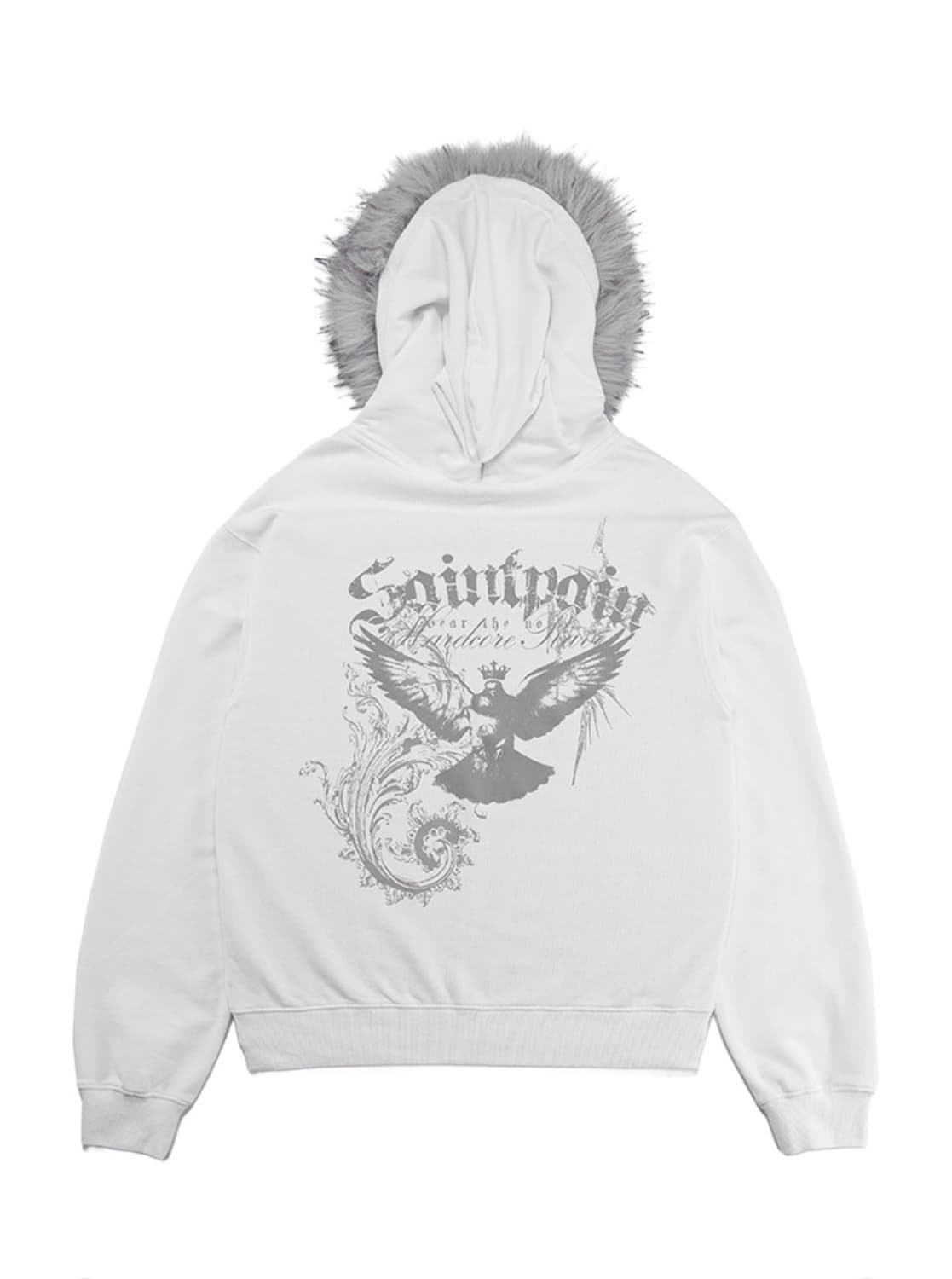 세인트페인 퍼 후드집업 상품이미지2