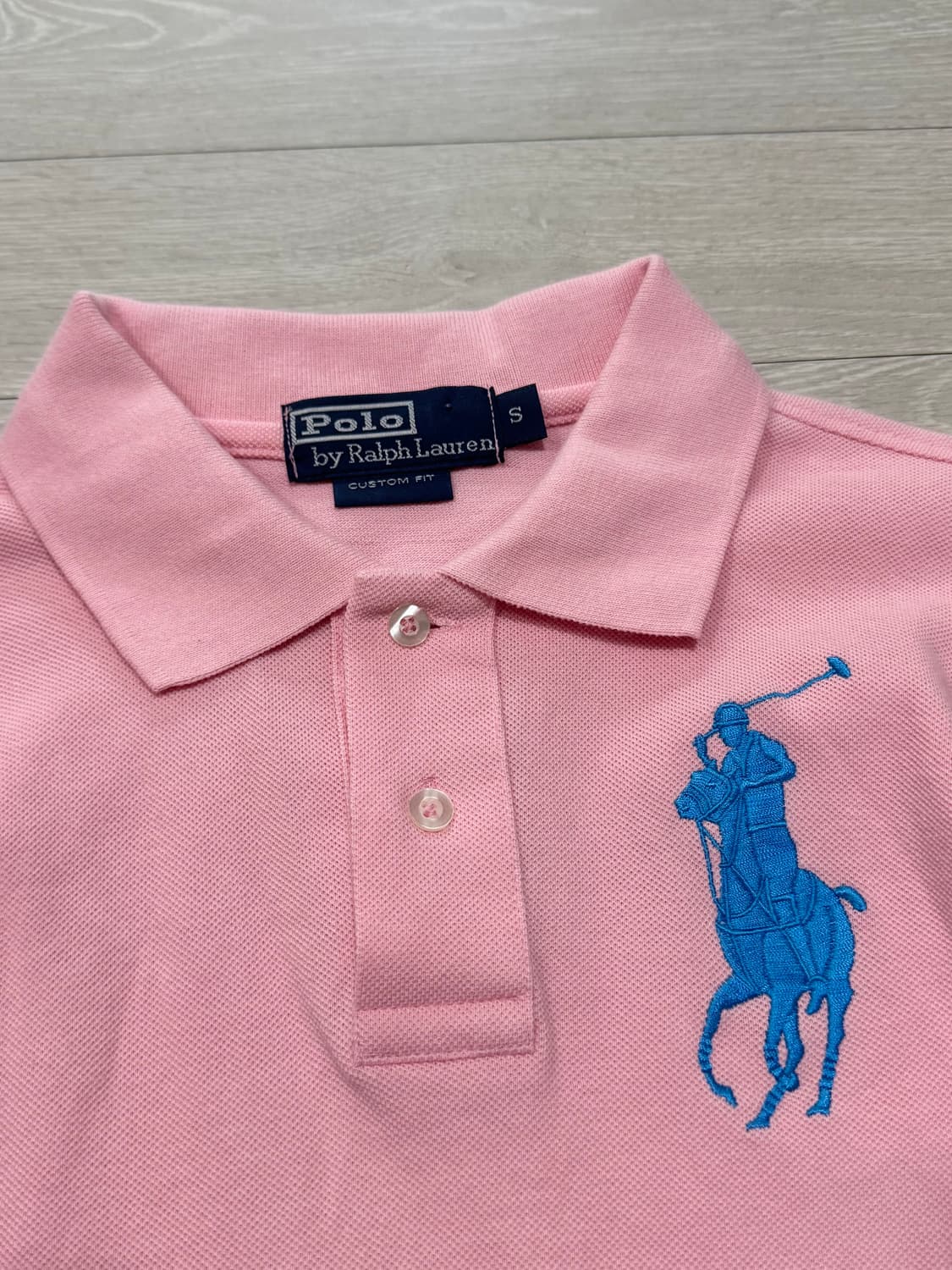 폴로 랄프로렌 빅포니 딸기우유 핑크 카라티 S 상품이미지2