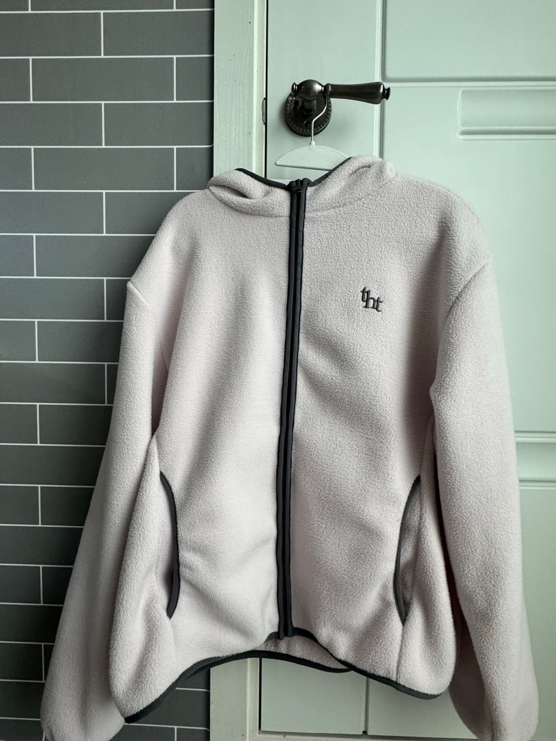 쓰리타임즈 쿠키 플리스 핑크 상품이미지2