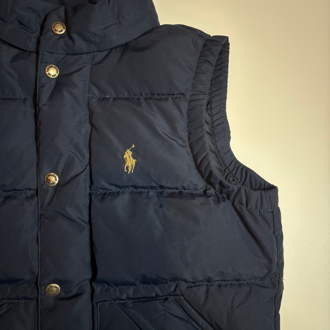 폴로 랄프로렌 네이비 패딩 조끼 상품이미지5