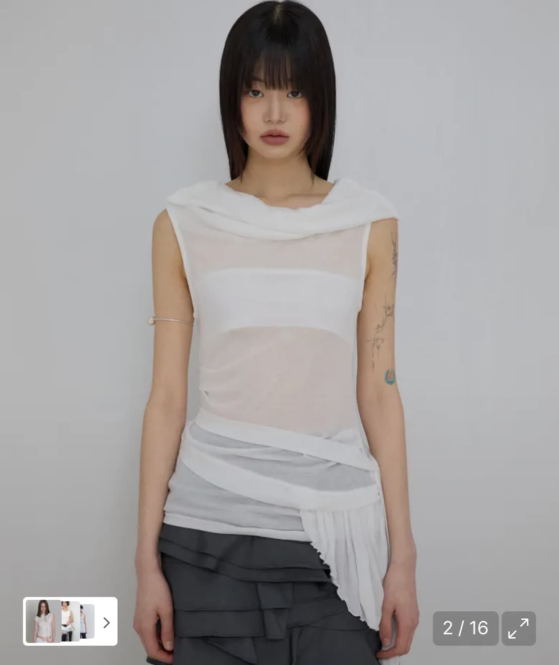 플레어업   Faye Frill Sleeveless 상품이미지2