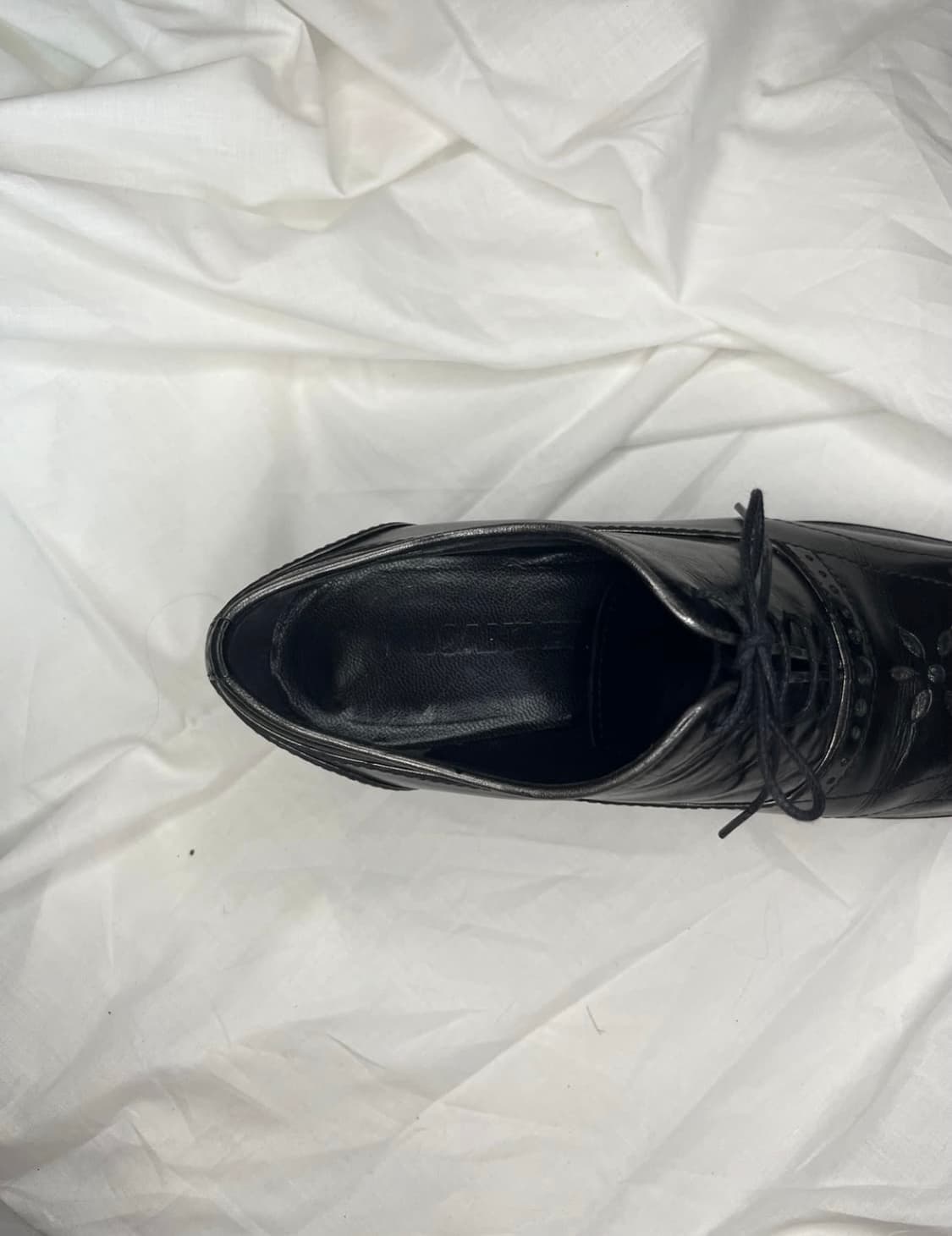 질샌더 플로럴 브로그 레더 더비 슈즈 상품이미지4