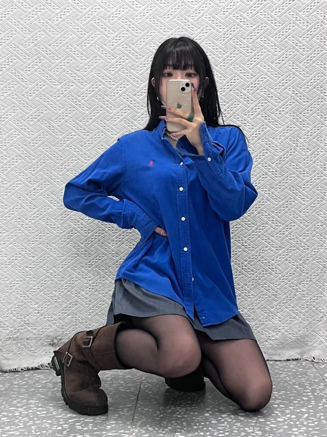 폴로 랄프로렌 올드스쿨 레트로 90's 코듀로이 셔츠 XL C11691 상품이미지2