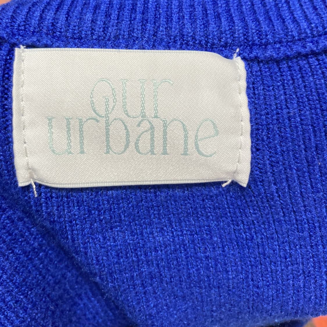 어베인 여성 라운드 니트가디건 블루 55-66  상품이미지4