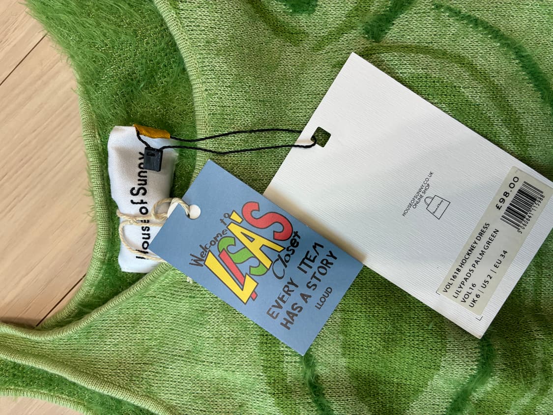 (🖤🩷블핑 리사 클로짓 아이템 새제품) 하우스오브써니 호크니드레스 상품이미지6